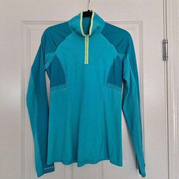 lululemon Long sleeve pullover green color size 8 - Picture 1 of 7
